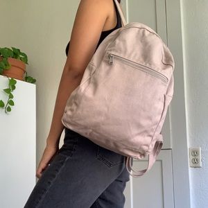 BAGGU Zip Backpack in Mushroom